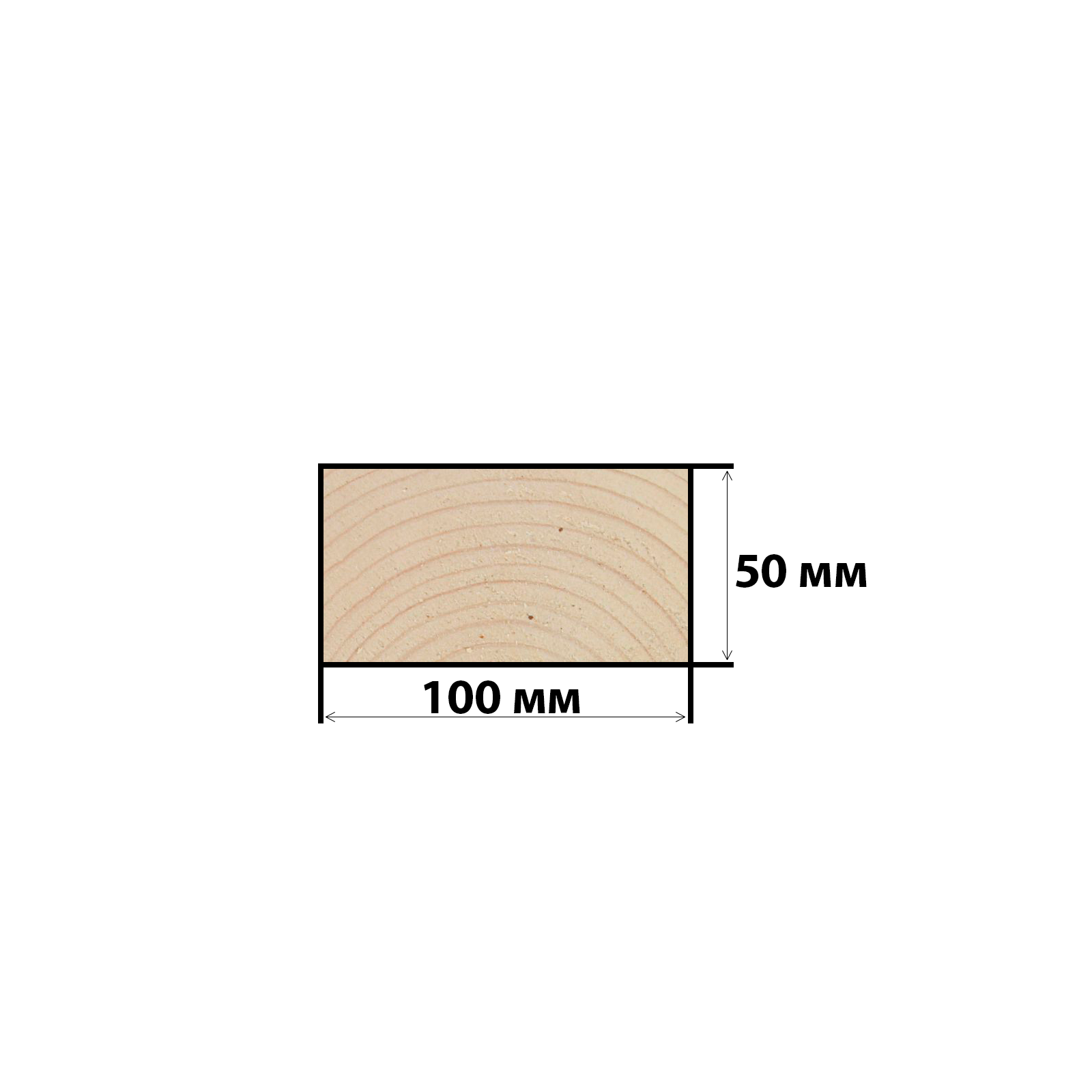 Доска обрезная 50*100*6000 мм, лиственница, ЕВ (сорт-1, ГОСТ), 33 шт/м3